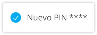 Notificación nuevo pin