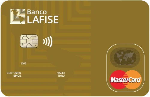 Tarjeta Mastercard Gold LAFISE