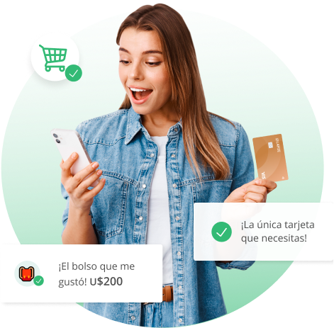  Chica con Tarjeta Visa Gold LAFISE