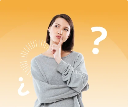 Chica con dudas sobre prestamo de vivienda