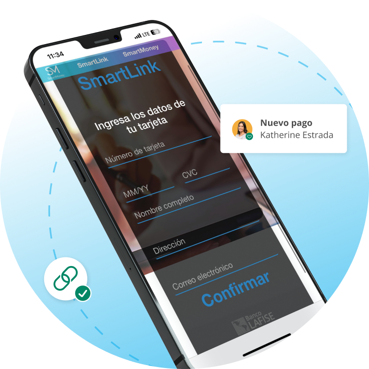Celular con datos para pagar por SmartLink