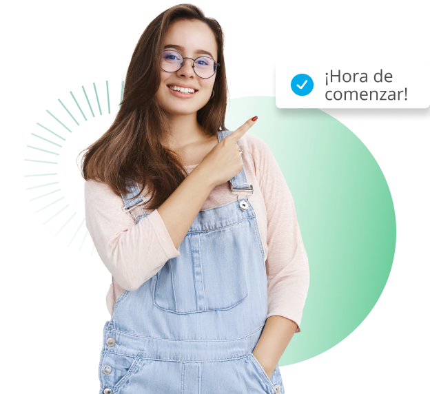 mujer-sonriendo-senialando-con-dedo-indice