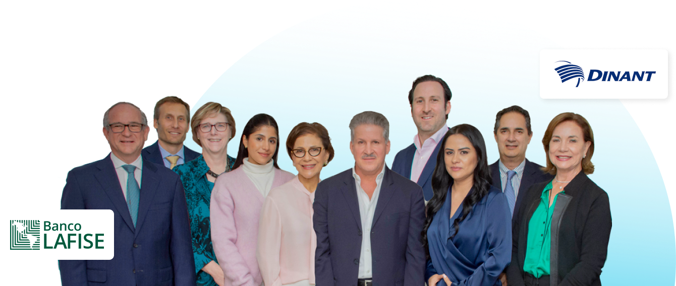 Representantes de Banco Lafise y Corporación Dinant Blog unión entre Banco LAFISE y Corporación Dinant