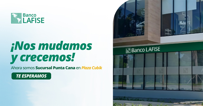Banner sucursal nueva Punta Cana