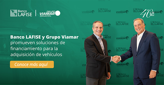 Imagen Banco LAFISE y Grupo Viamar
