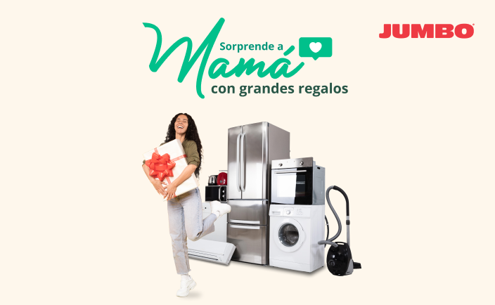 Hasta 55% Cashback en Jumbo