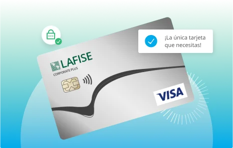 Tarjeta de Crédito gris Corporate Plus Lafise Tarjeta de Crédito gris Corporate Plus Lafise